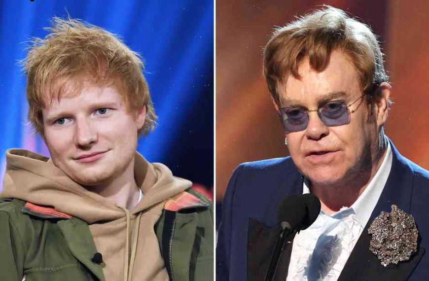 Could Elton John wear Ed Sheeran’s sweater?