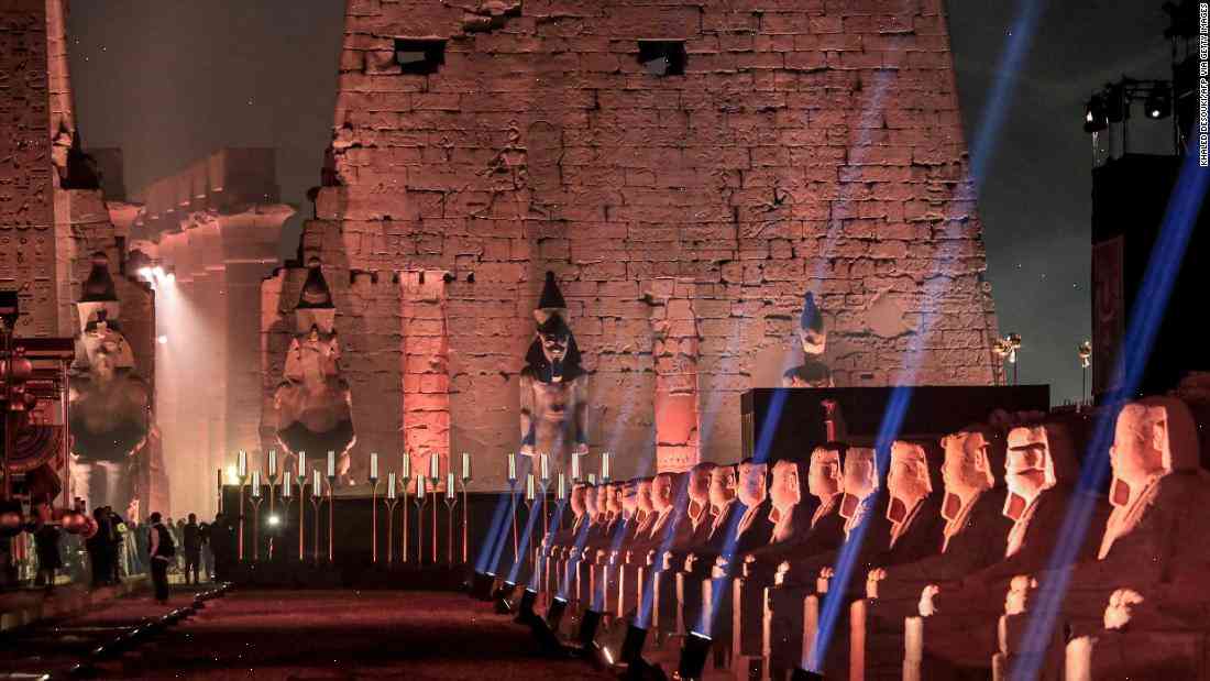 Egypt's new avenue of the Sphinxes open in spectacular ceremony