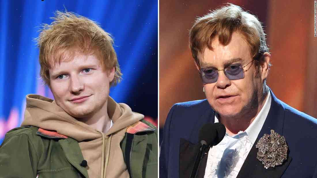 Could Elton John wear Ed Sheeran's sweater?