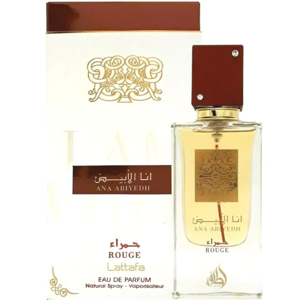 Lattafa Ana Abiyedh Rouge Unisex Perfume Spray, 60 ml