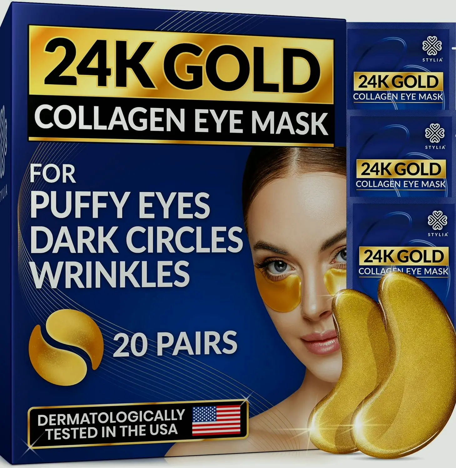 Gold Eye Patches for Dark Circles