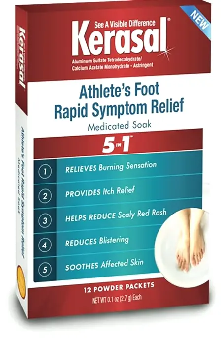 Kerasal's Athlete's Medicated Foot Bath, 12 Count