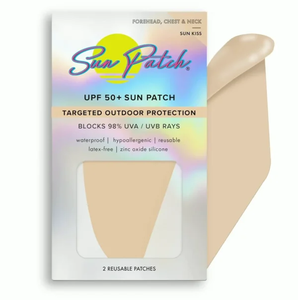 Reusable and Durable Silicone Sun Protection Patches for Forehead and Cervix