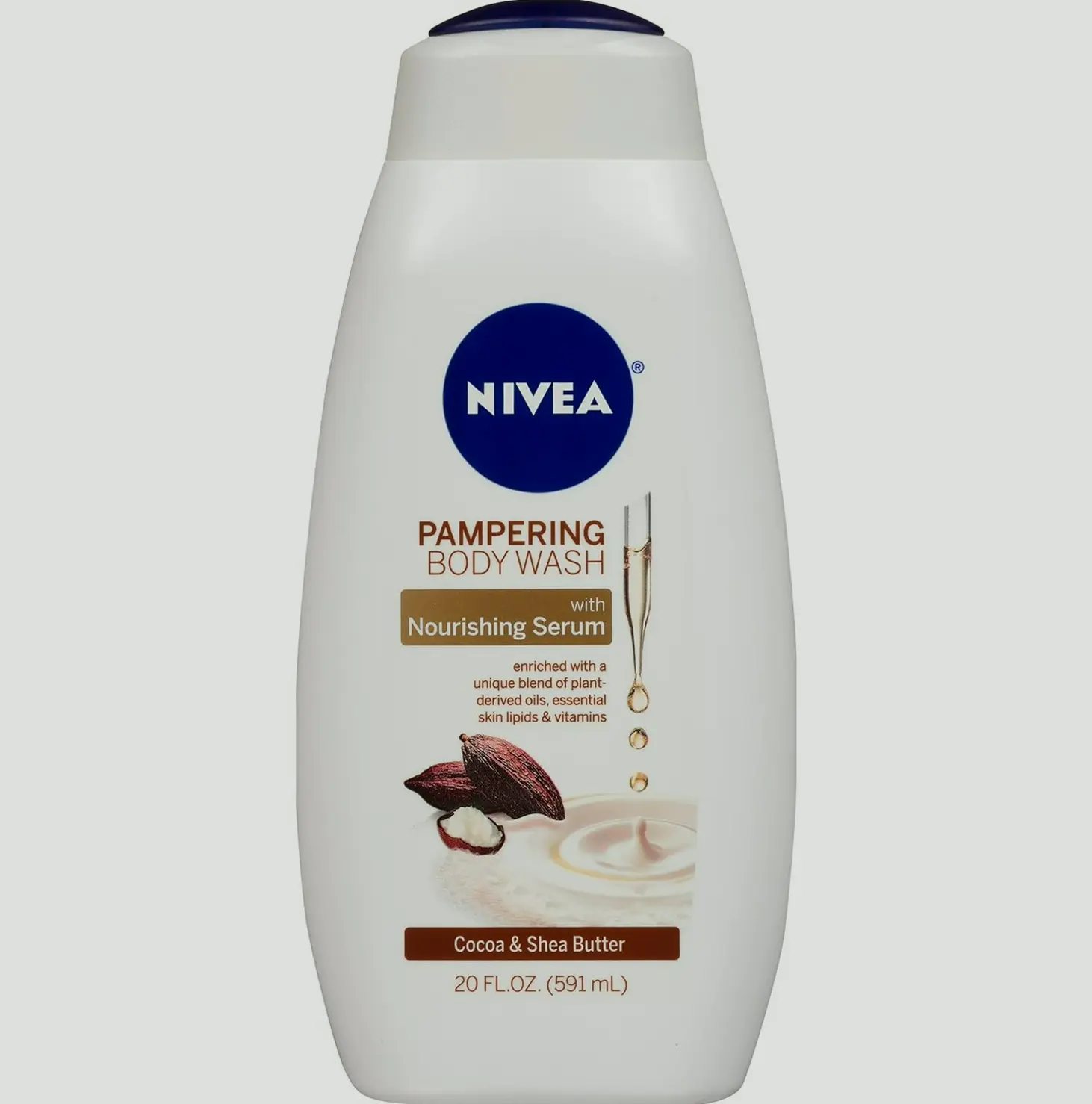 NIVEA Cocoa & Shea Creamy Body Cleanser, 20 Fl Oz