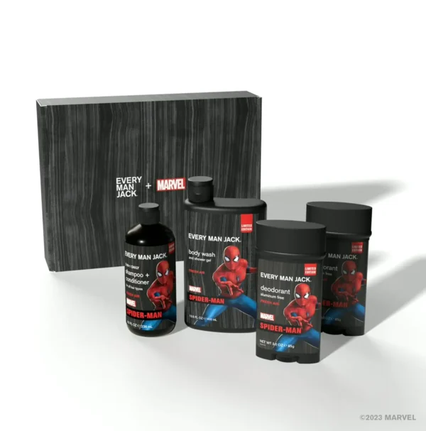 Heroic Every Man Jack Body Set - Bath & Grooming Gift for Marvel Fans