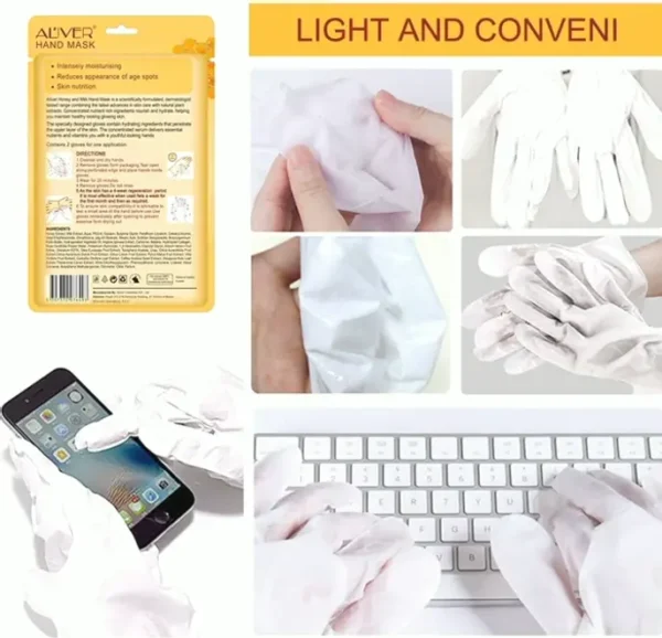 Moisturizing Hand Mask Gloves for Dry, Rough Skin Repair