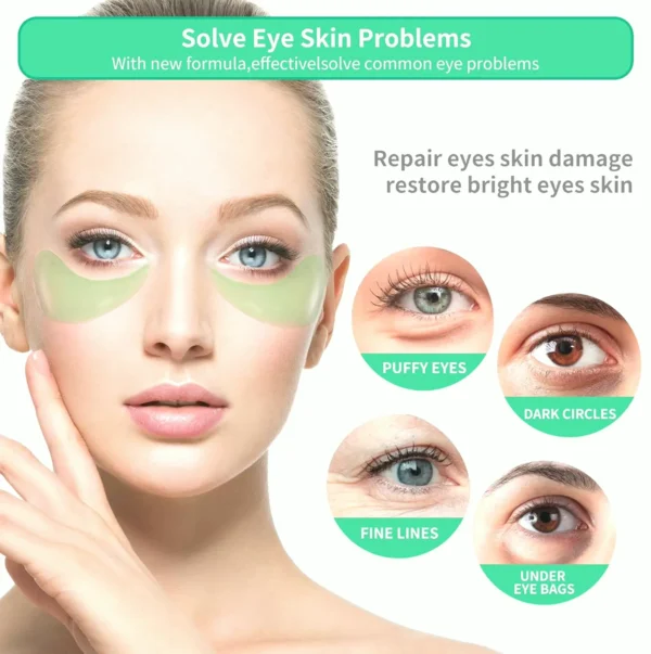 BREYLEE Aloe Vera Under-Eye Sheets - Reduce Puffiness & Dark Circles