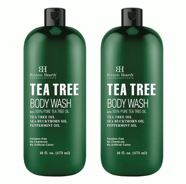 Herbal Tea Tree Body Wash, Eases Itchiness, Bundle