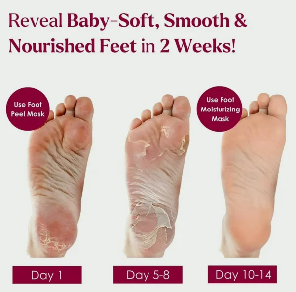 Feet Mask Set (Bundle of 8) - Exfoliating & Moisturizing