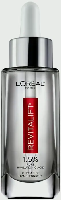 L'Oréal Paris Revitalize 1.5% Concentrated Hyaluronic Acid Facial Elixir, Hydrate & Minimize Wrinkles, Fragrance Free 1 Ounce