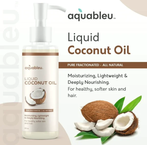 Pure Fractionated Coconut Oil - Hydrating for Skin