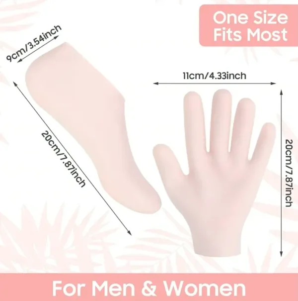 Two Pairs Moisturizing Hand-Wear and Socks