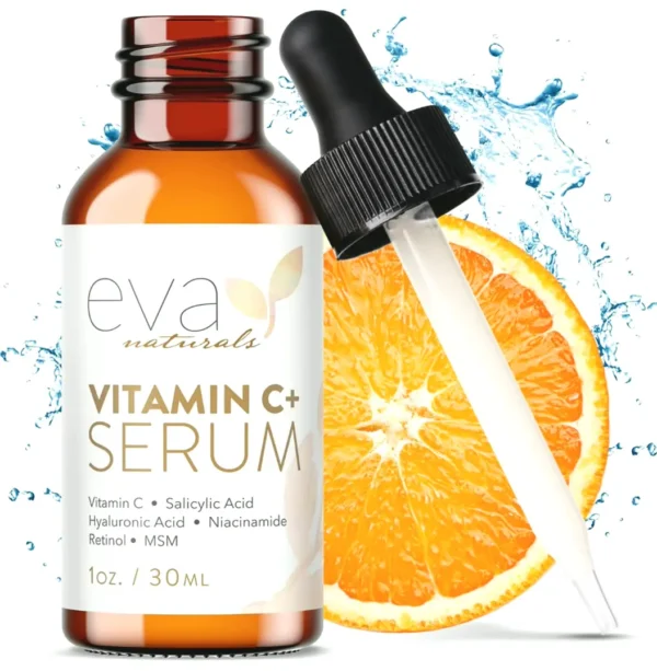 Eva Naturals Vit C Facial Serum & Hyaluronic Acid