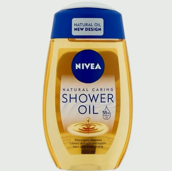 NIVEA Shower Oil Natural Caring 200ml German-Made