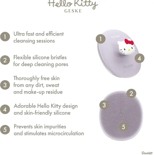 GESKE's Intelligent Face Brush with Kitty Design