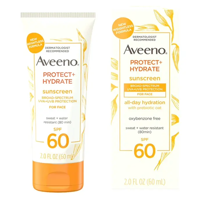 Aveeno Protect + Hydrate SPF 60 Moisturizing Sunscreen 2.0oz