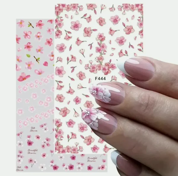 Flower Manicure Art Stickers Three-Dimensional Set