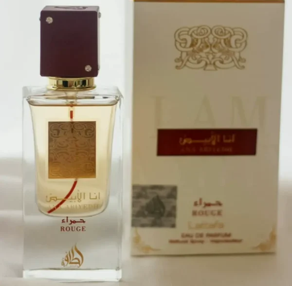 Lattafa Ana Abiyedh Rouge Unisex Perfume Spray, 60 ml