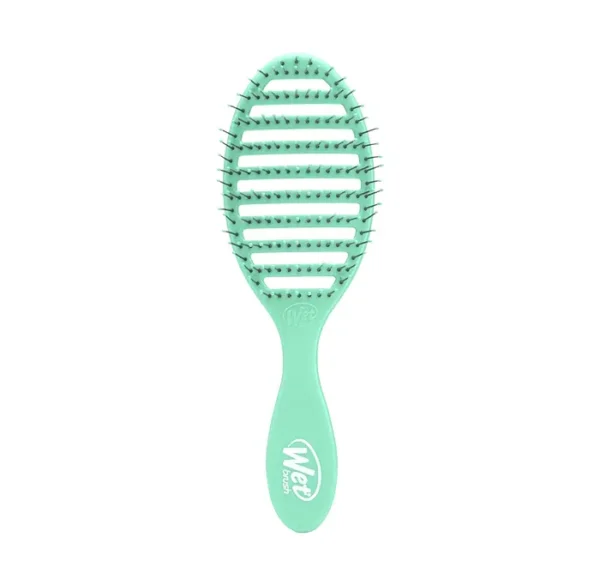 Speedy Brush, Amazon Exclusive Aqua - Vented Design & Gentle Heat-Resistant Bristles - Blowout Safe