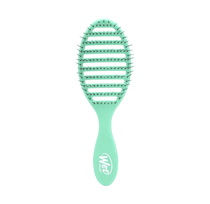 Speedy Brush, Amazon Exclusive Aqua - Vented Design & Gentle Heat-Resistant Bristles - Blowout Safe