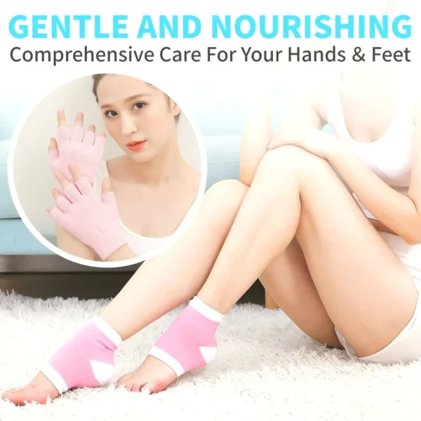 Four-Piece Hydrating Kit for Hand and Feet