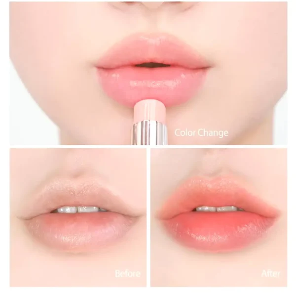 Shine Cute Hue-Transforming Lip Cream Set Rose Red #05