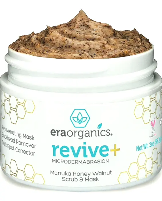 Era Organics Exfoliating Facial & Exfoliant Using Honey & Walnut (2 oz)