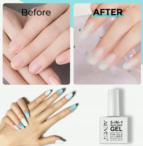 Multi-purpose Strengthening Gel with Clear Finish