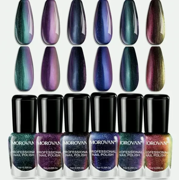 Morovan\'s Metallic Nail Polish Pack: Quick Dry Lacquer Collection