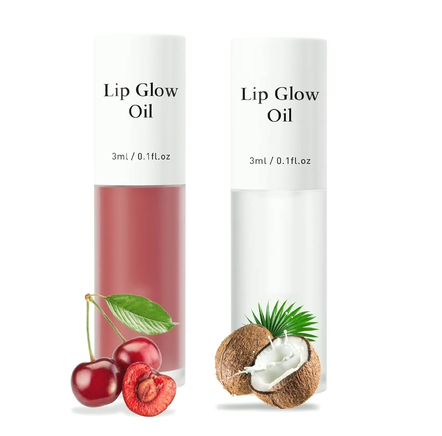 2 Pack Plumping Lip Gloss, Moisturizing Fruit Flavor