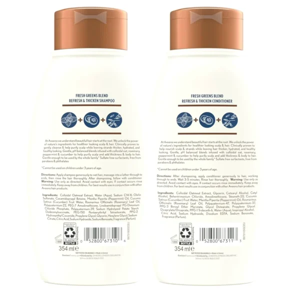 Aveeno's Volumizing Shampoo & Conditioner with Rosemary