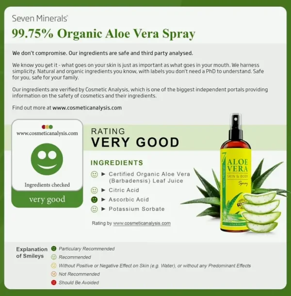 Natural Aloe Mist for Body & Locks - 12 fl oz