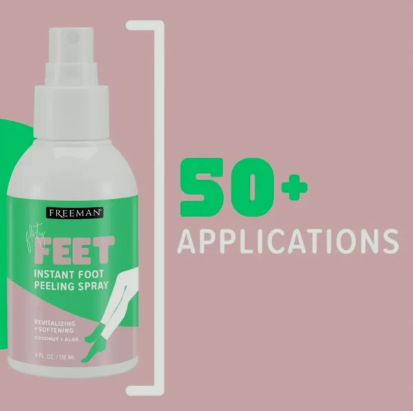 Freeman Foot Exfoliating Spray, Moisturizing, 4 fl.oz./ 118 ml